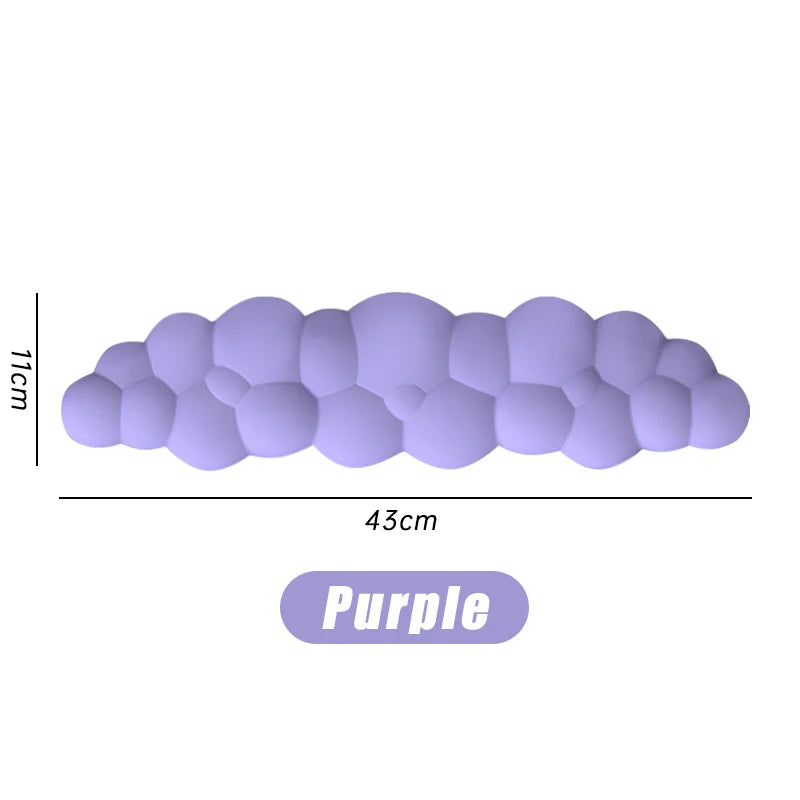 Cloud Shape Wrist Rest Pad Anti-Slip Desk Mat Memory Foam Palm Rest Ergonomic Mouse Pad Typing Wrist Rest Office Accessories