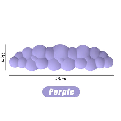 Cloud Shape Wrist Rest Pad Anti-Slip Desk Mat Memory Foam Palm Rest Ergonomic Mouse Pad Typing Wrist Rest Office Accessories
