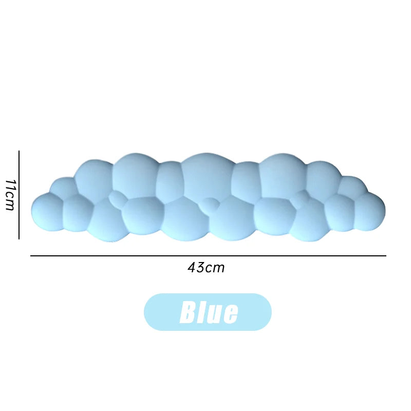 Cloud Shape Wrist Rest Pad Anti-Slip Desk Mat Memory Foam Palm Rest Ergonomic Mouse Pad Typing Wrist Rest Office Accessories