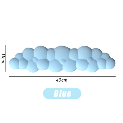 Cloud Shape Wrist Rest Pad Anti-Slip Desk Mat Memory Foam Palm Rest Ergonomic Mouse Pad Typing Wrist Rest Office Accessories