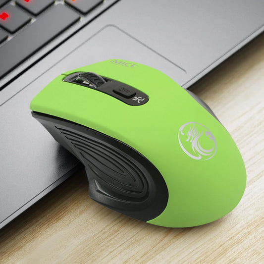 Wireless Mouse for Laptop Wireless Mouse 2.4G Noiseless Mouse with USB Receiver Portable Computer Mice for PC Tablet Laptop with Windows System Green
