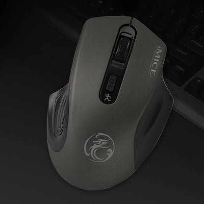 Wireless Mouse for Laptop Wireless Mouse 2.4G Noiseless Mouse with USB Receiver Portable Computer Mice for PC Tablet Laptop with Windows System Gray