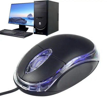 Mini Wired Mouse 1000Dpi Computer Office Mouse USB Gamings Mice for PC Notebook Laptop Wired Mouse Gamer LED 2 Buttons Game Mice