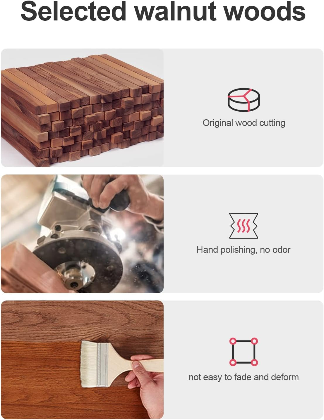 Wooden Keyboard Wrist Rest,Ergonomic TKL Gaming Walnut Mechanical Keyboard Wrist Pad,Hard Wrist Rest Palm Rest Supports Computer, Laptop Comfortable Typing Pain Relief (14.17")