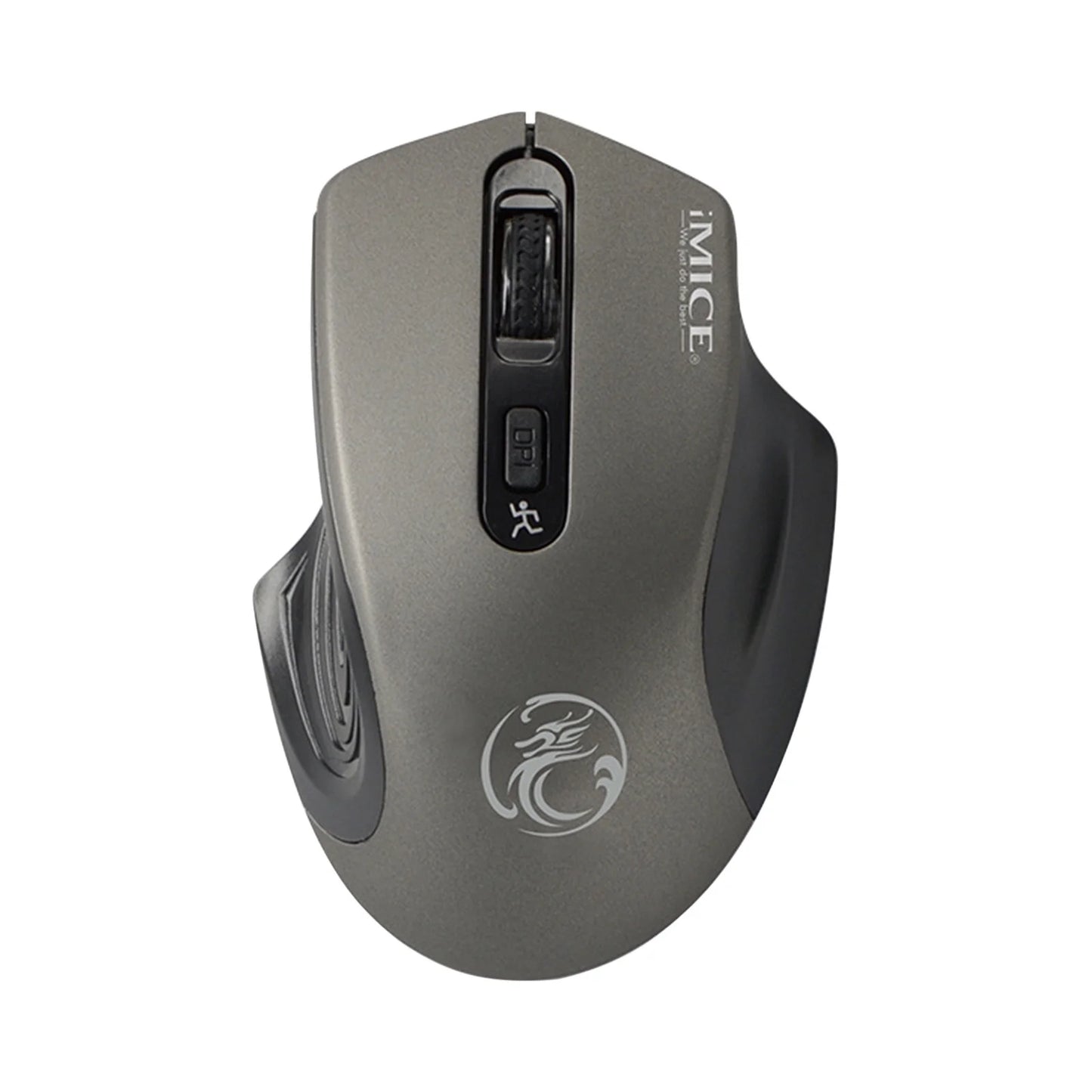 Wireless Mouse for Laptop Wireless Mouse 2.4G Noiseless Mouse with USB Receiver Portable Computer Mice for PC Tablet Laptop with Windows System Gray