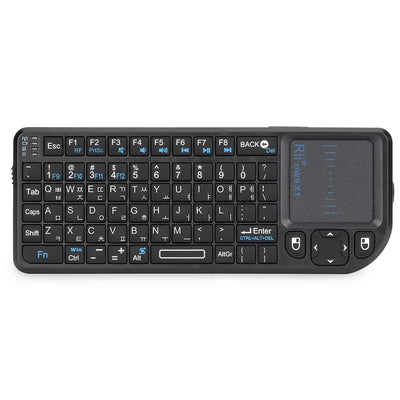 X1 2.4Ghz Mini Wireless Keyboard English/Es/Fr Keyboards with Touchpad for Android TV Box/Pc/Laptop