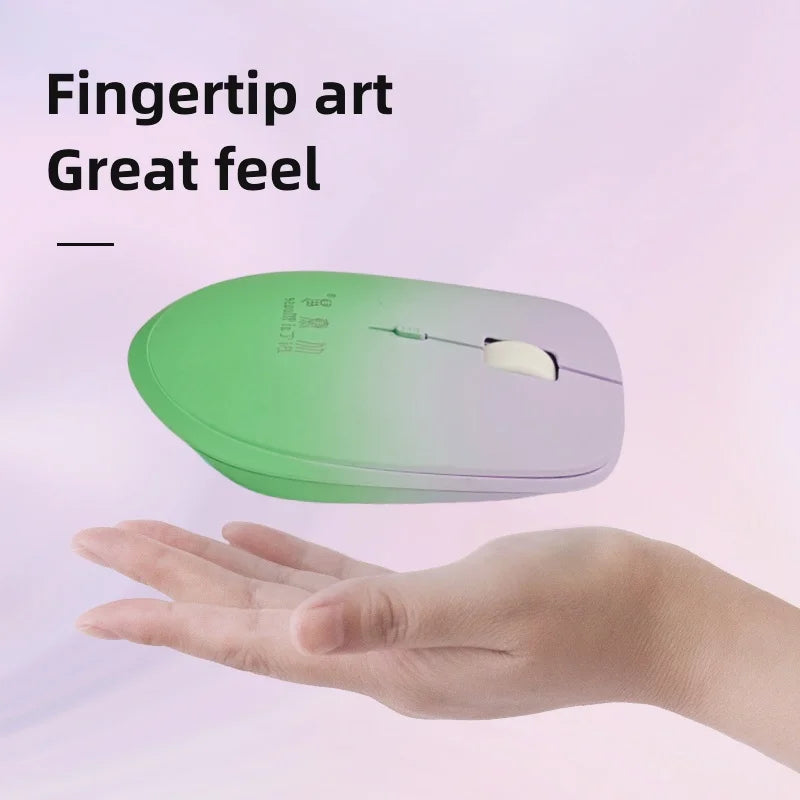 Ultra Slim Wireless Battery Mouse, 2.4G Silent Receiver Laptop Mouse, Ergonomic Laptop Wireless Battery Mouse, Portable Mobile O