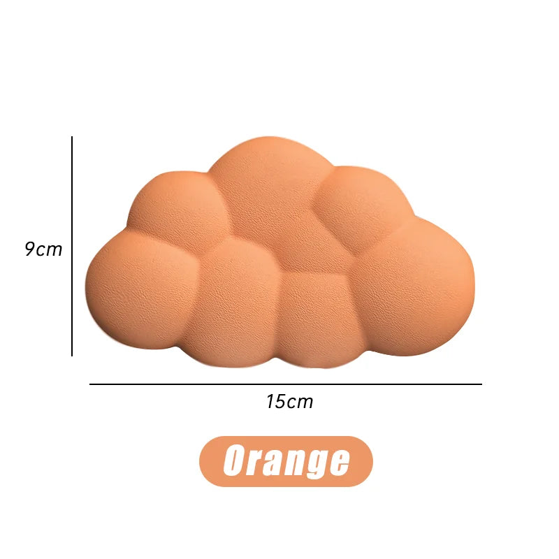 Cloud Shape Wrist Rest Pad Anti-Slip Desk Mat Memory Foam Palm Rest Ergonomic Mouse Pad Typing Wrist Rest Office Accessories